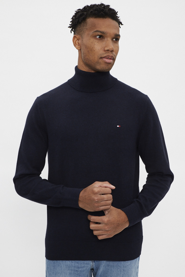 Pull col roulé coton cachemire homme Tommy Hilfiger