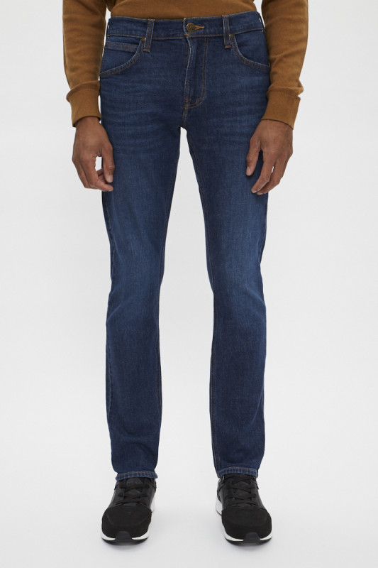 Jeans Luke coupe slim bleu indigo