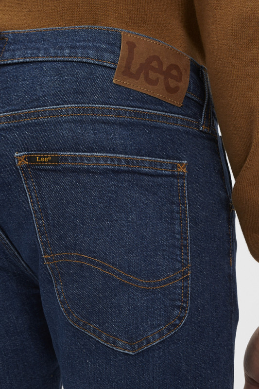 Jeans Luke coupe slim homme bleu foncé Lee