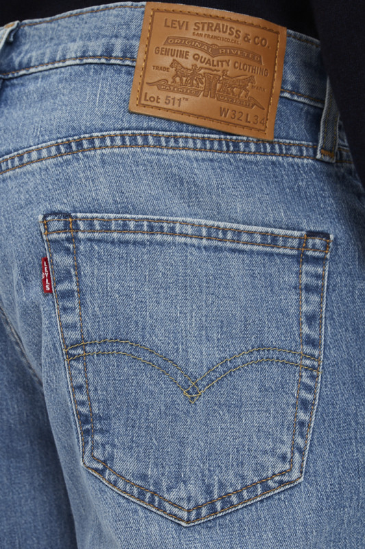 Jeans 511 slim light indigo pour homme Levi's 5 poches