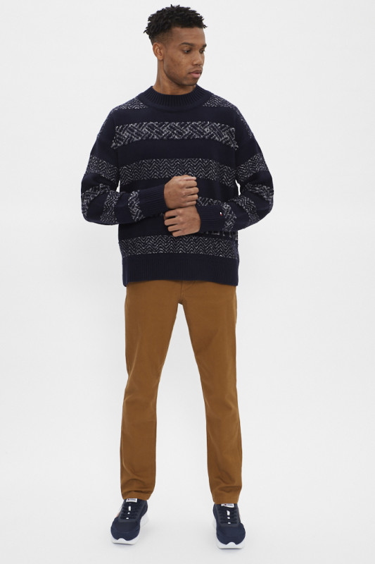 Pantalon chino camel homme Jack & Jones coton et élasthanne