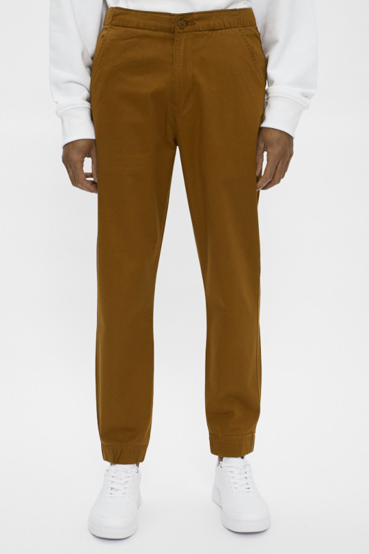 Pantalon chino jogger marron Levi's homme