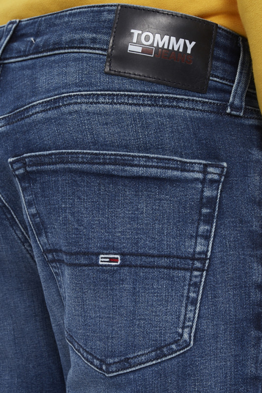 Jeans slim Scanton stretch homme Tommy Hilfiger effet délavé