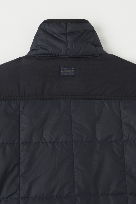 Veste matelassée légère bleu-marine homme G-Star coupe droite