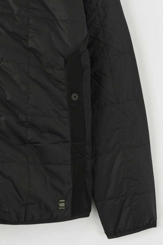 Veste matelassée légère noire homme G-Star coupe droite