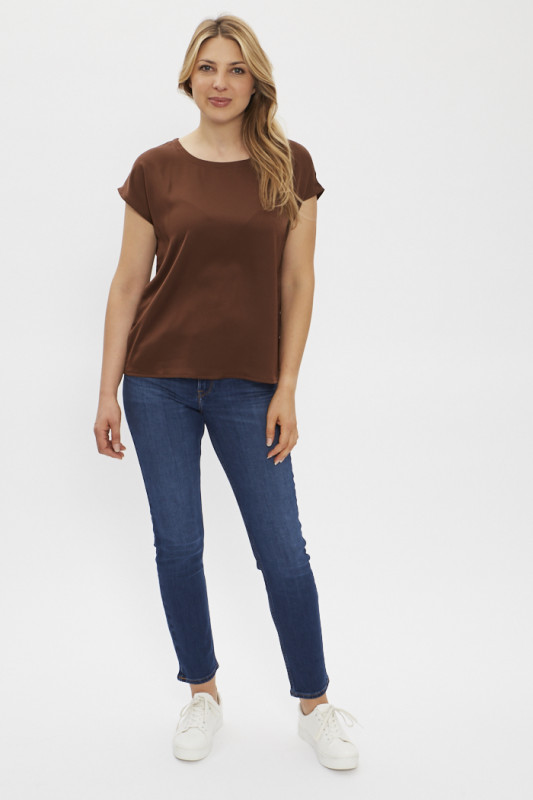 Jeans skinny midtown bleu femme coton et élasthanne