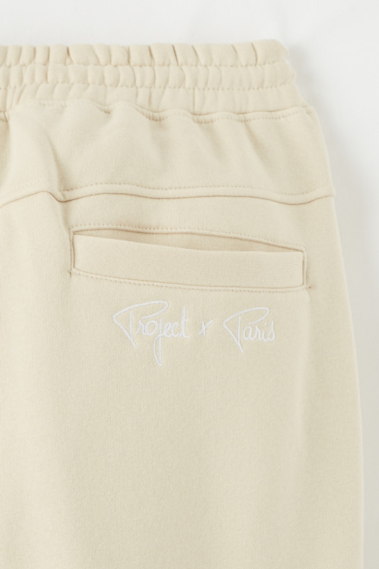 Pantalon de jogging crème homme Project X Paris coupe standard