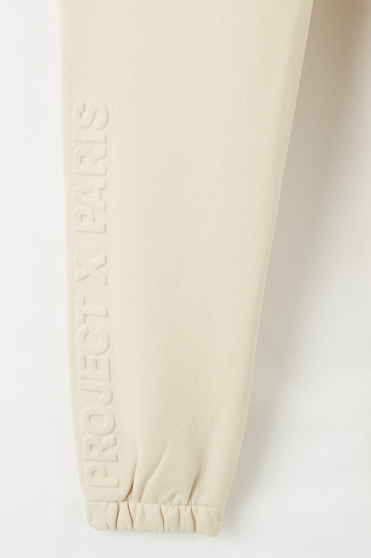 Pantalon de jogging crème homme Project X Paris coton mélangé