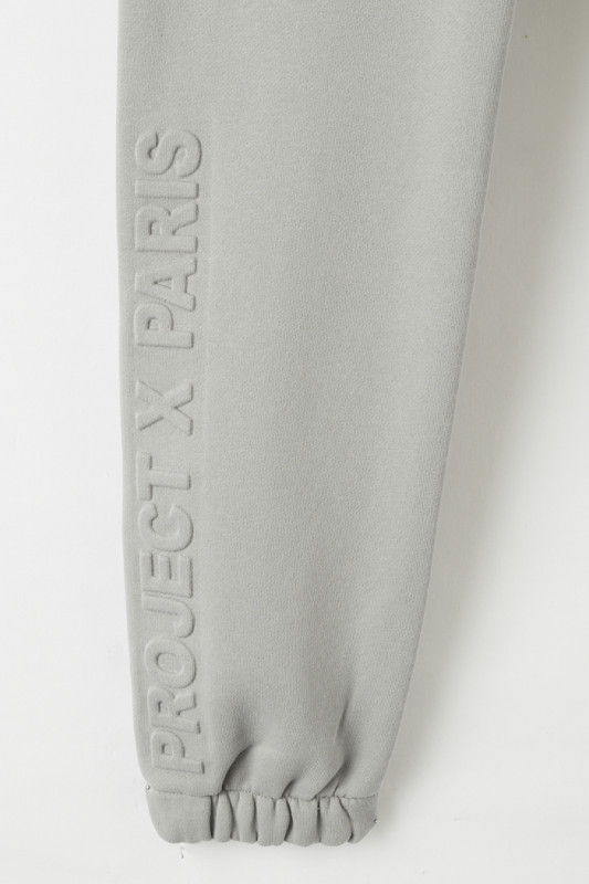 Pantalon de jogging gris Project X Paris homme logo sur le mollet droit