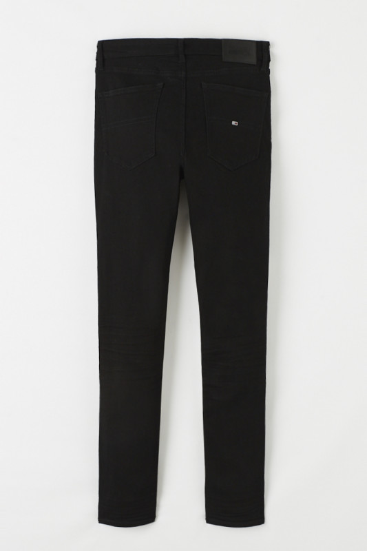Jeans skinny noir Simon homme Tommy Hilfiger en coton mélangé