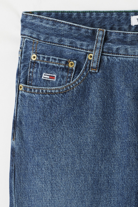Jeans dad tapered en coton recyclé homme Tommy Hilfiger 5 poches