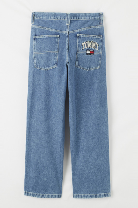 Jeans baggy confort 100% coton homme Tommy Hilfiger logo signature