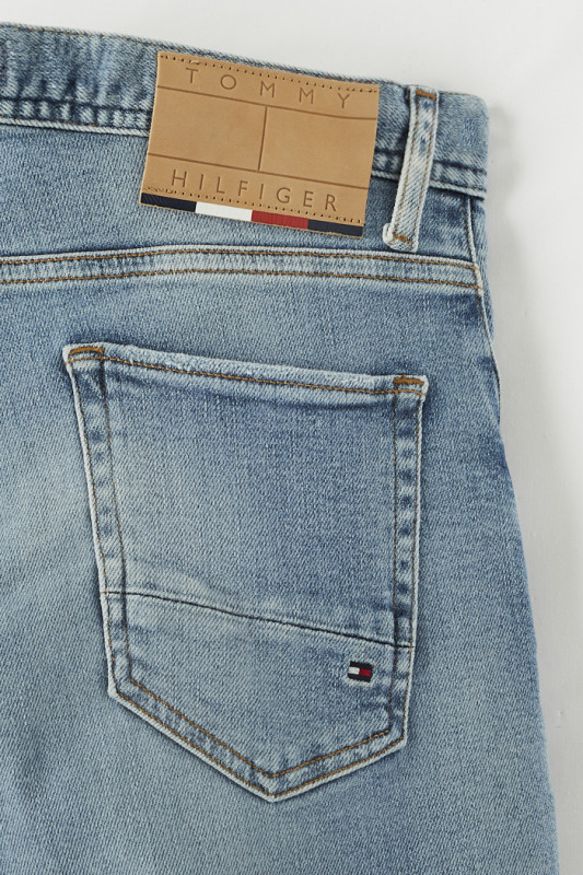 Jeans slim Bleecker effet usé homme Tommy Hilfiger 5 poches