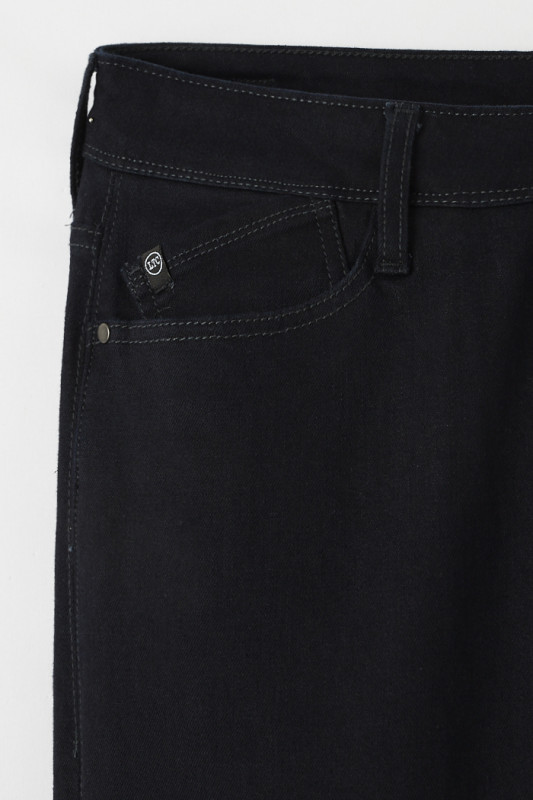 700/11 basic slim bleu noir homme LTC coton mélangé