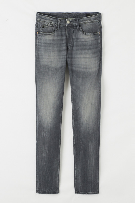 Jeans basic 700/11 gris homme le temps des cerises