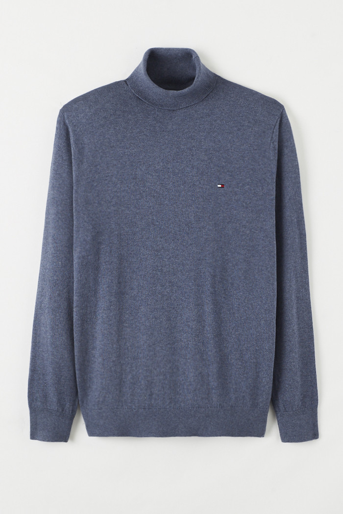 Pull col roulé coton cachemire homme Tommy Hilfiger