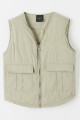 Gilet sans manches beige