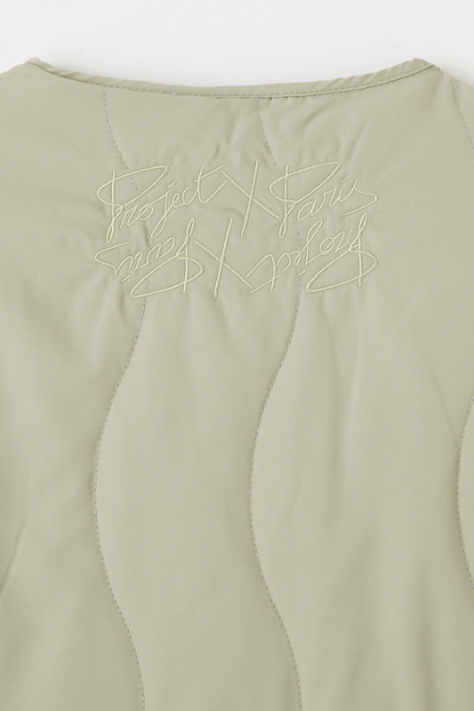 Gilet sans manches beige homme Project x Paris fermeture zippée