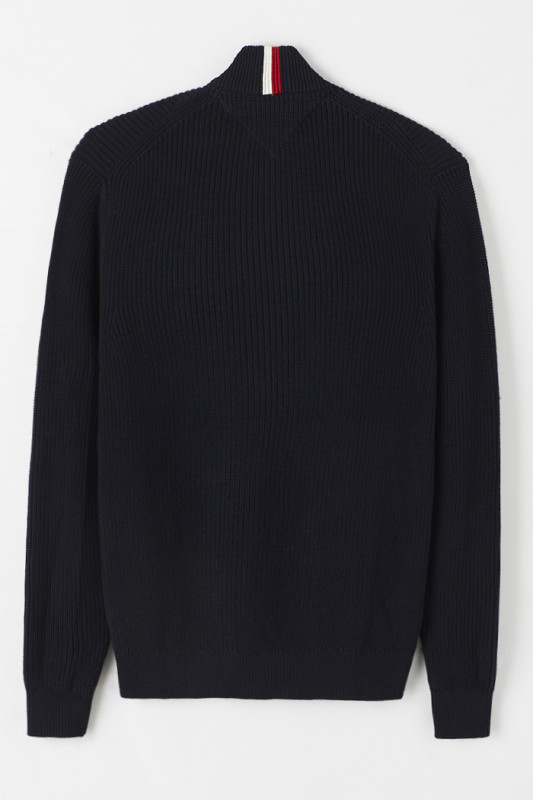 Cardigan colour-block en coton homme
