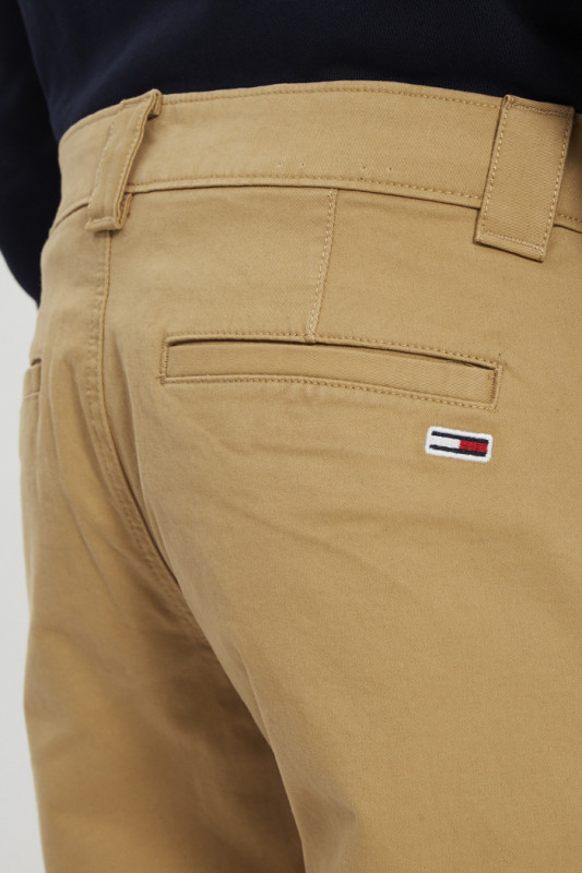 Chino slim Scanton beige homme Tommy Hilfiger coton mélangé
