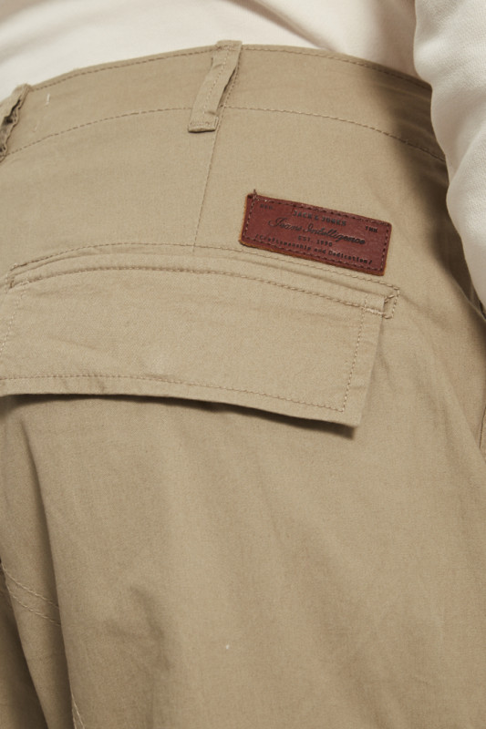 Pantalon cargo sable coupe droite homme Jack & Jones en coton