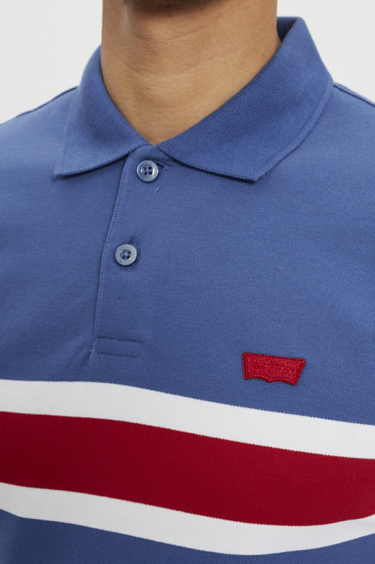 Polo slim housemark bleu navy homme levi's manches courtes