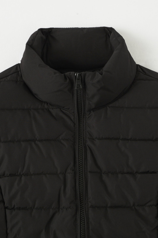 Doudoune noire légère matelassée femme Only