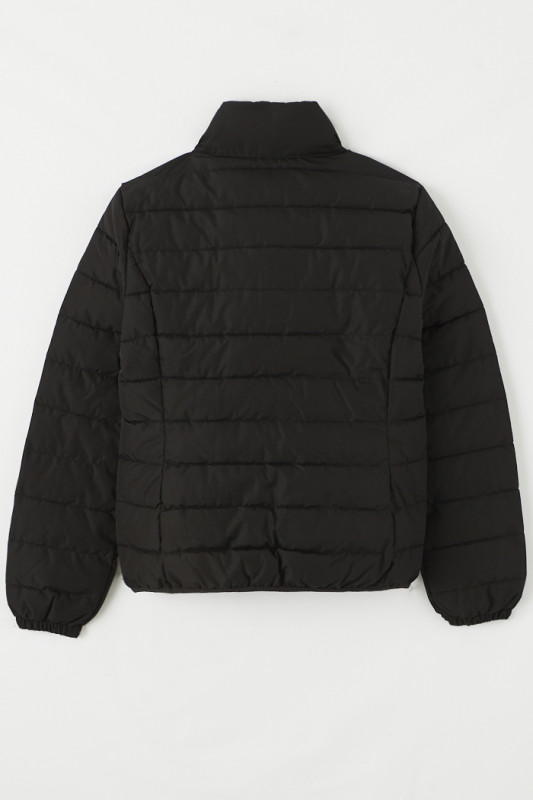 Doudoune noire légère matelassée