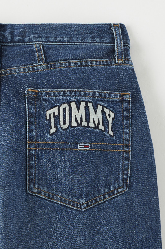Jeans fuselé Mom Tommy Hilfiger femme en coton