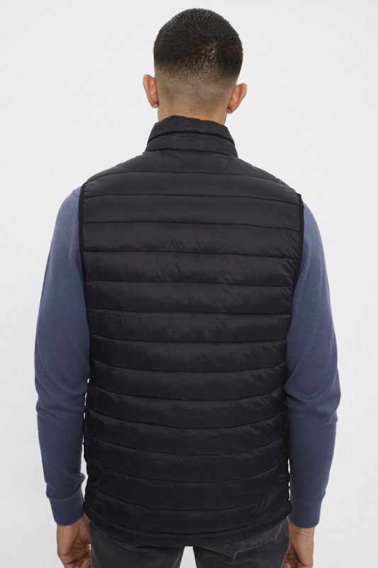 Gilet matelassé sans manches noir homme Jack & Jones