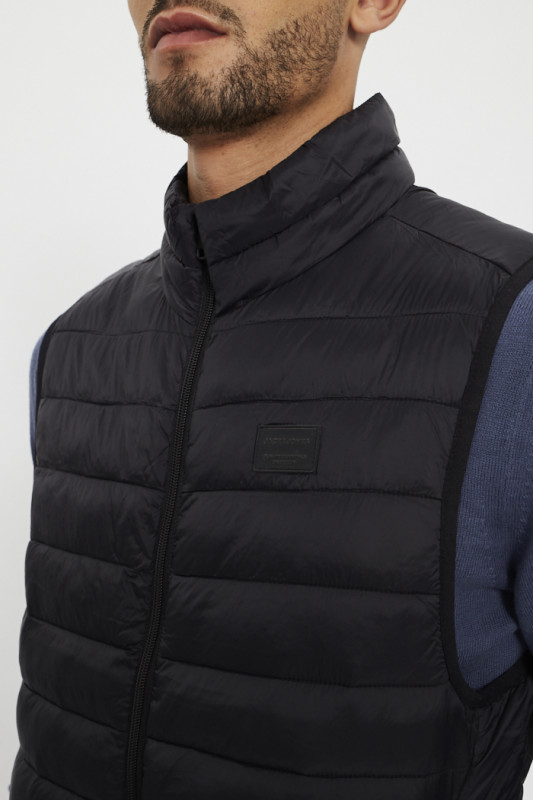 Gilet matelassé sans manches noir homme Jack & Jones en polyester