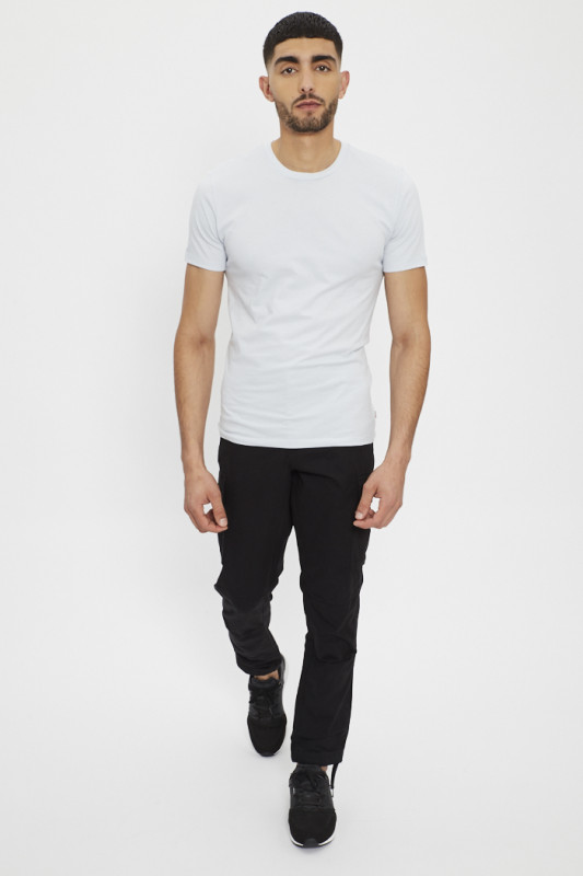 Lot De 2 T-shirts Limeys Homme – Taille L – Couleur Noire