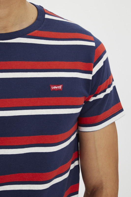 T-shirt à rayures en jersey de coton homme levi's