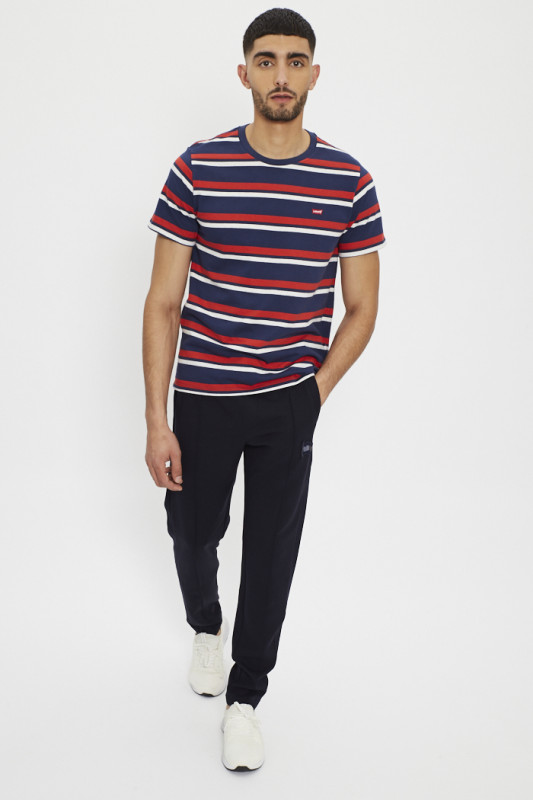 T-shirt à rayures en jersey de coton