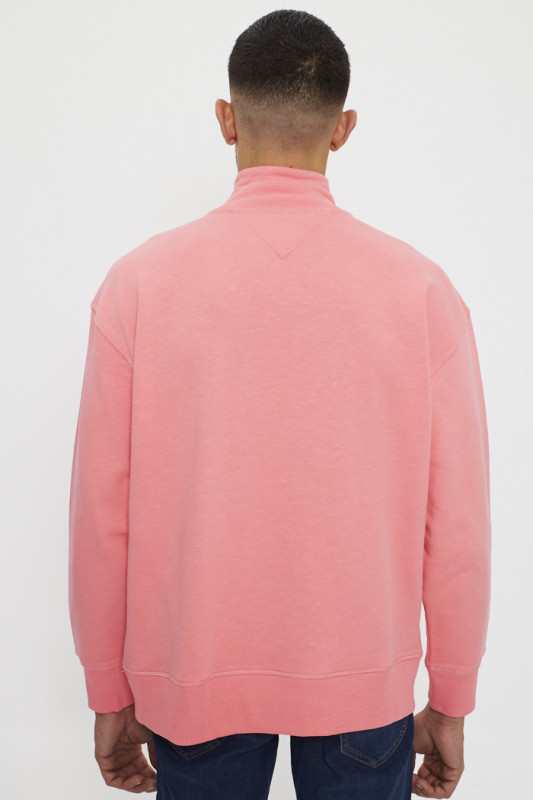 Sweat-Shirt Victoria's Secret Rose Moucheté - Avec Poche Zippée 1/4 - Neuf Avec Étiquettes