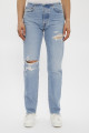 Jeans 501 taille mini bleu délavé