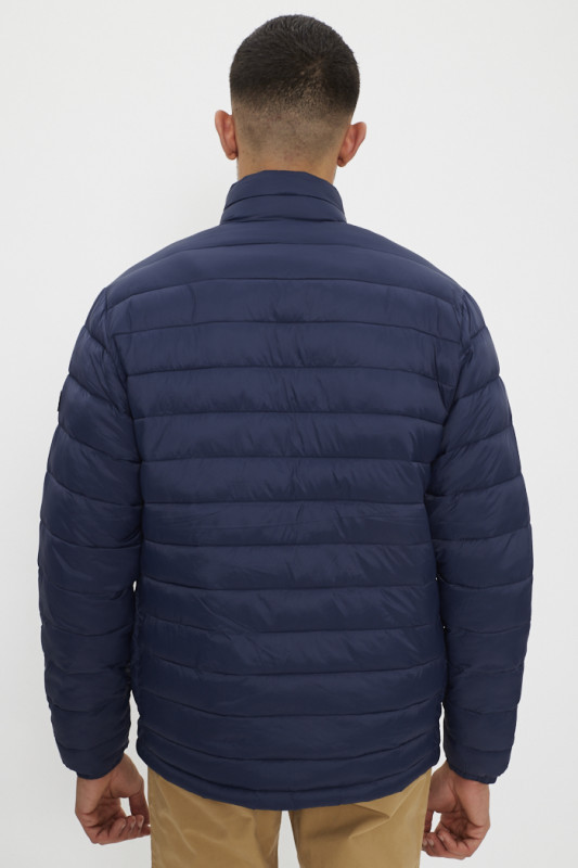 Doudoune légère matelassée bleu marine homme Jack & Jones