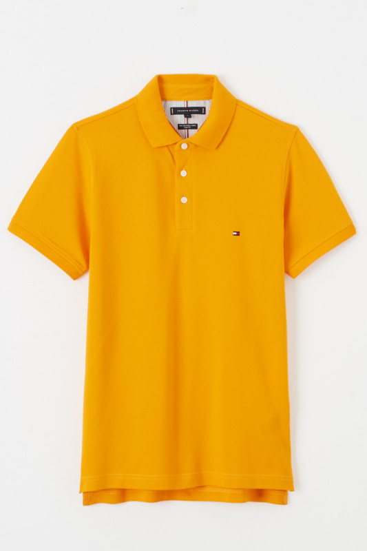 Polo manches courtes orange Tommy Hilfiger