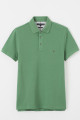 Polo manches courtes vert Tommy Hilfiger