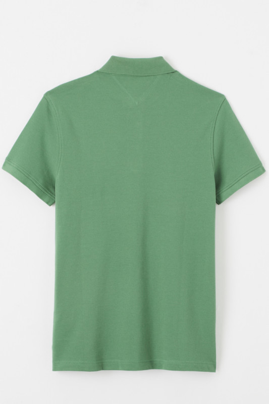 Polo manches courtes vert Tommy Hilfiger homme