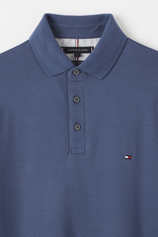 Polo bleu indigo collection 1985 Tommy Hilfiger homme