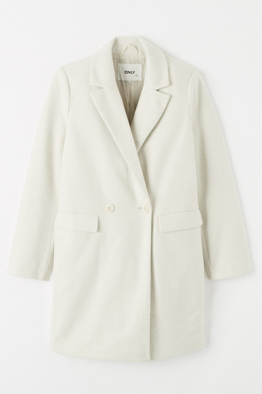 Manteau beige croisé