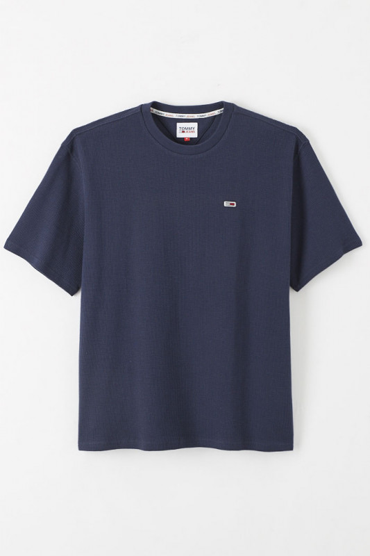 T-shirt bleu marine manches courtes Tommy Hilfiger homme