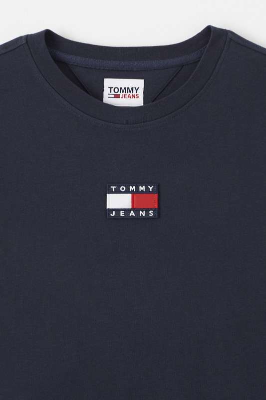 T-shirt bleu marine manches longues Tommy Hilfiger
