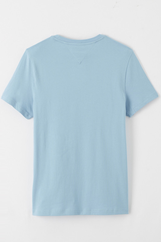 T-shirt bleu ciel en jersey de coton Tommy Hilfiger