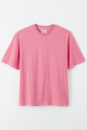 T-shirt rose en coton manches courtes Tommy Hilfiger