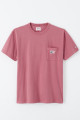T-shirt rose manches courtes effet délavé Tommy Hilfiger