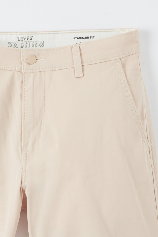 Short chino XX beige Levi's homme en coton et spandex