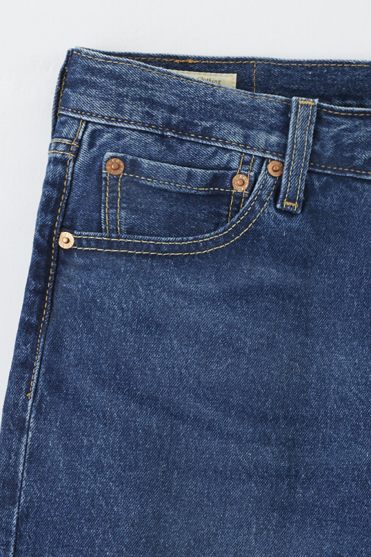 Short en jeans 501original Levi's homme en coton mélangé