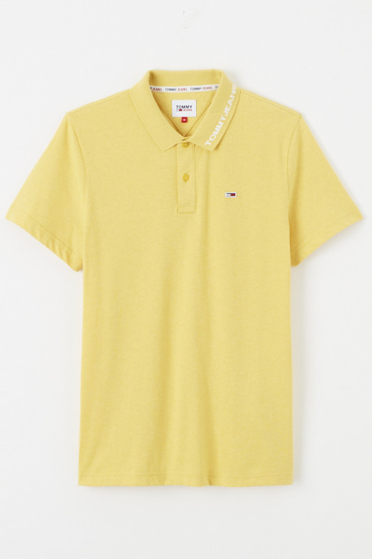 Polo jaune coupe régulière Tommy Hilfiger homme